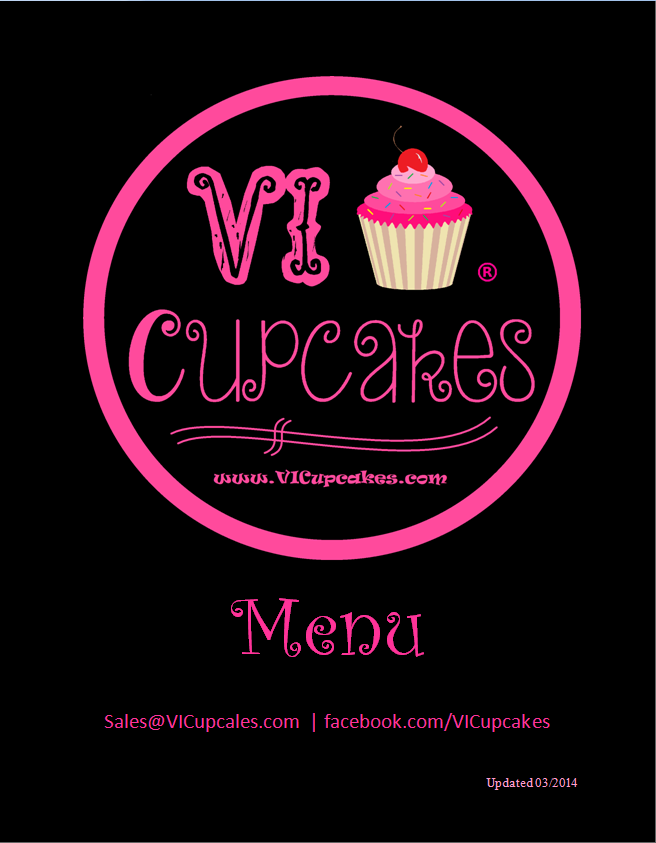 VI Cupcakes Menu 1